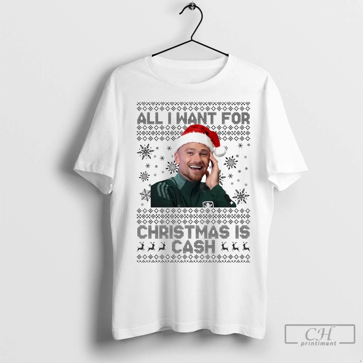 Premium All I Want For Christmas Is Matty Cash Unisex T-shirt, Sweatshirt, Hoodie, Long Sleeve Tee - T-Shirt, Sweatshirt, Hoodie