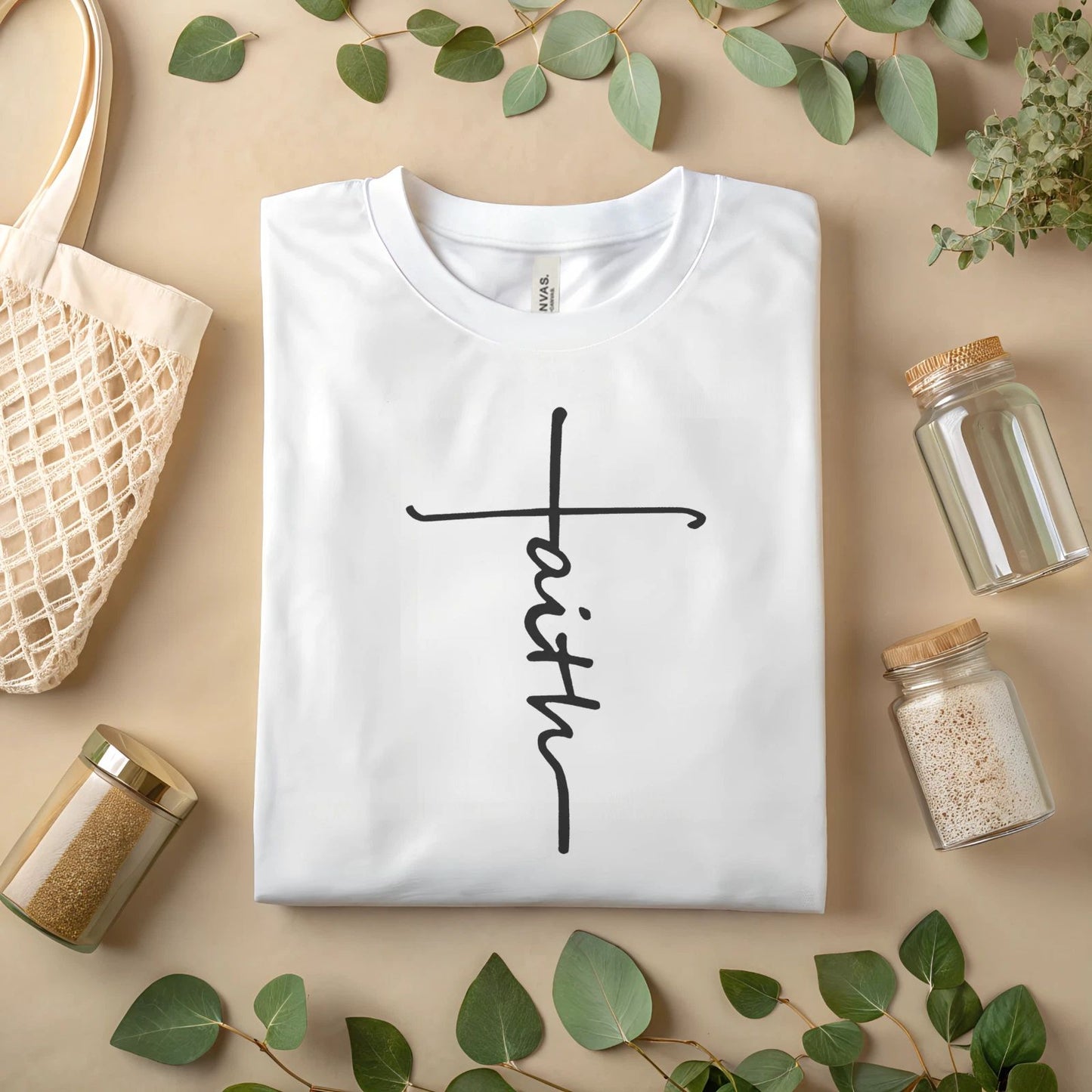 Faith Cross Christian T-Shirt  Minimalist Religious Graphic Tee A142 Unisex T-shirt, Sweatshirt, Hoodie, Long Sleeve Tee - T-Shirt, Sweatshirt, Hoodie