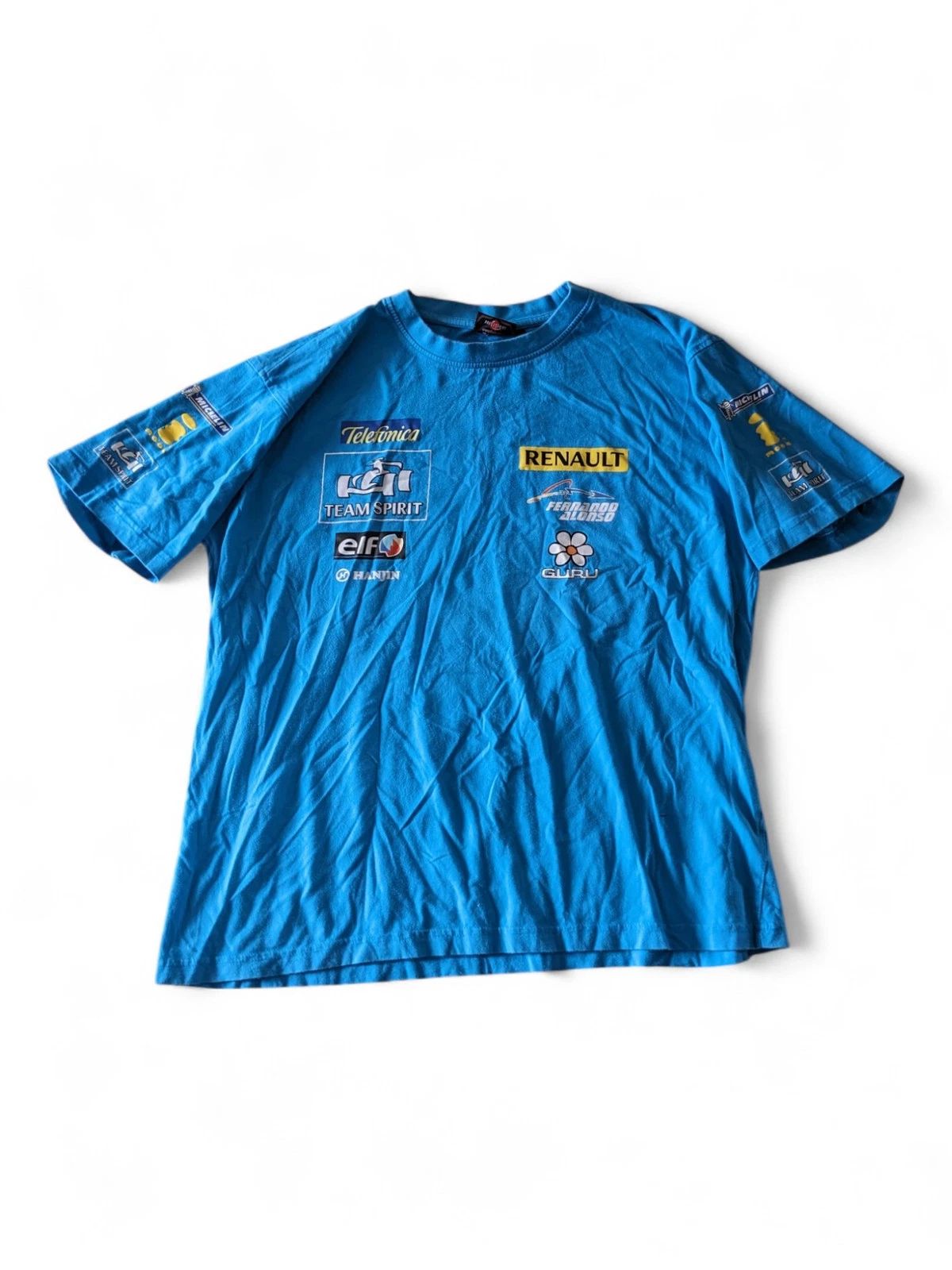 Vintage Renault F1 - Fernando Alonso T-Shirt - XXL Unisex T-shirt, Sweatshirt, Hoodie, Long Sleeve Tee - T-Shirt, Sweatshirt, Hoodie