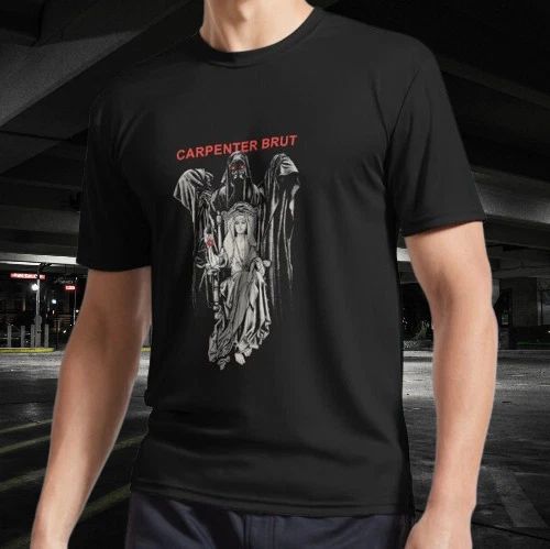 Carpenter brut art - logo Active T-Shirt Funny Size Mode American T-shirt Unisex T-shirt, Sweatshirt, Hoodie, Long Sleeve Tee - T-Shirt, Sweatshirt, Hoodie