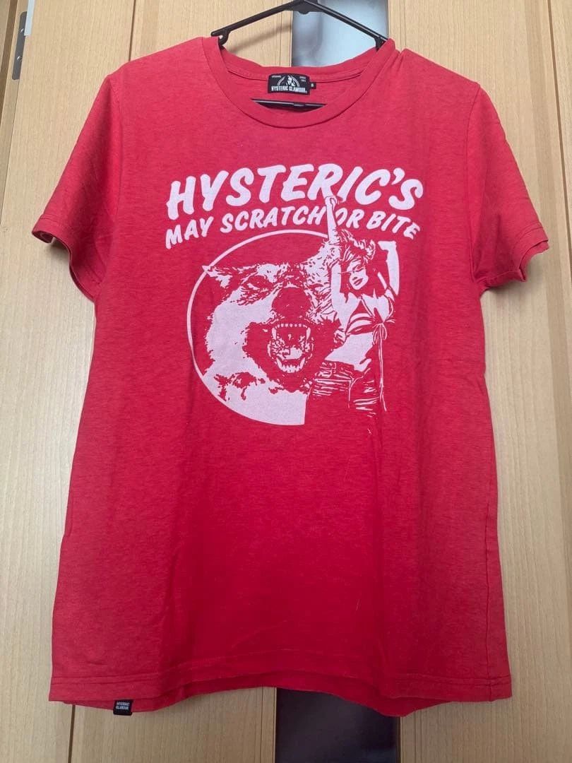 HYSTERIC GLAMOUR Men's S Red Vintage Used in Japan Stylish Jacket Unisex T-shirt, Sweatshirt, Hoodie, Long Sleeve Tee - T-Shirt, Sweatshirt, Hoodie
