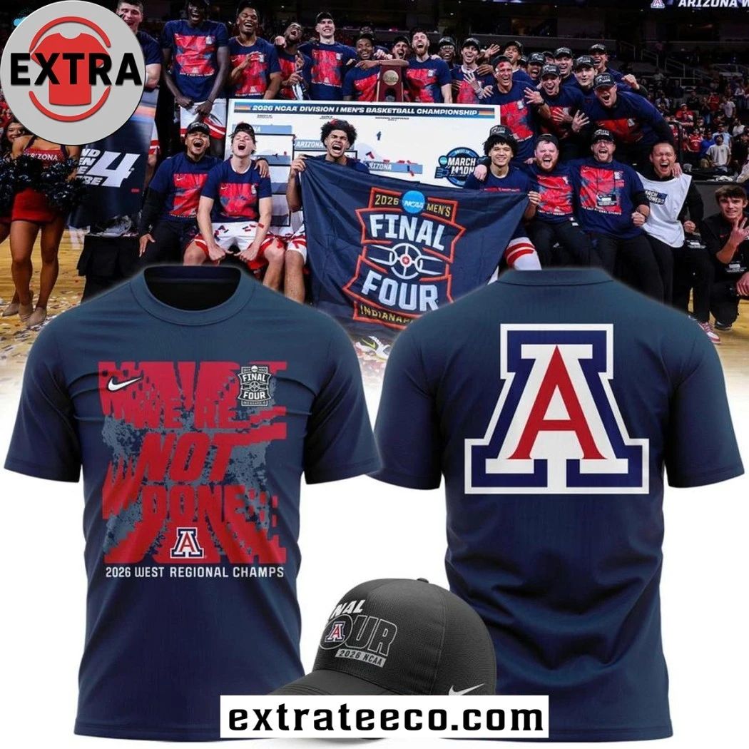 Arizona Wildcats Mens Basketball Final Four Locker Room 2026 Logo Two Sided Shirt- Top-Rated Gift for College Basketball Lovers - T-Shirt, Sweatshirt, Hoodie