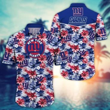 New York Giants Blossom Spirit Hawaiian Shirt Unisex T-shirt, Sweatshirt, Hoodie, Long Sleeve Tee - T-Shirt, Sweatshirt, Hoodie