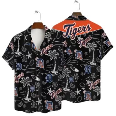 Detroit Tigers Island Vibes Hawaiian Shirt Unisex T-shirt, Sweatshirt, Hoodie, Long Sleeve Tee - T-Shirt, Sweatshirt, Hoodie