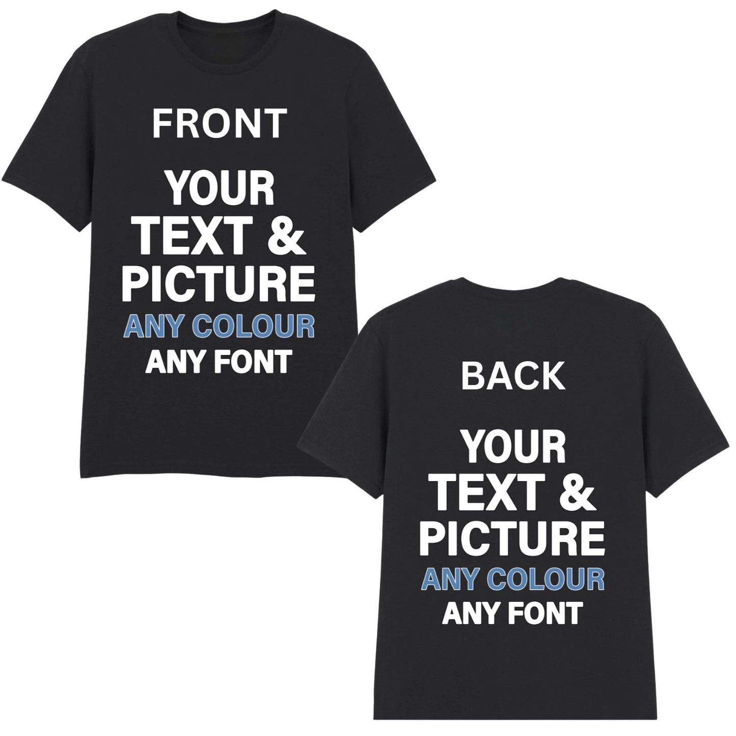 Custom Family T-Shirt Personalised Photo Text Logo Birthday Gift Men Women Kids Unisex T-shirt, Sweatshirt, Hoodie, Long Sleeve Tee - T-Shirt, Sweatshirt, Hoodie