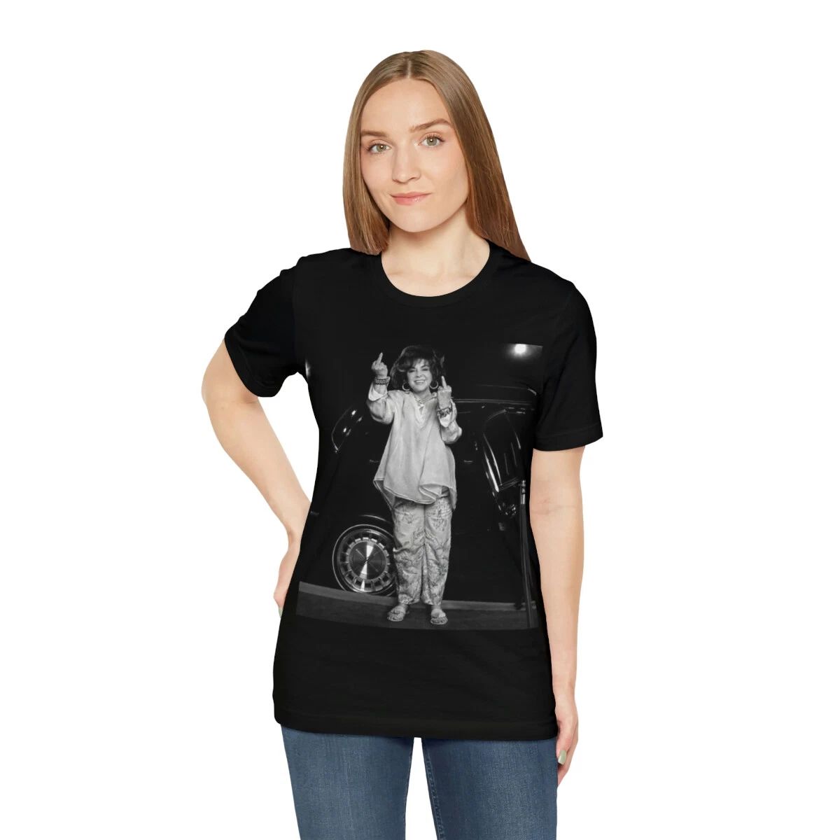 Elizabeth Taylor Middle Fingers T-Shirt Unisex T-shirt, Sweatshirt, Hoodie, Long Sleeve Tee - T-Shirt, Sweatshirt, Hoodie