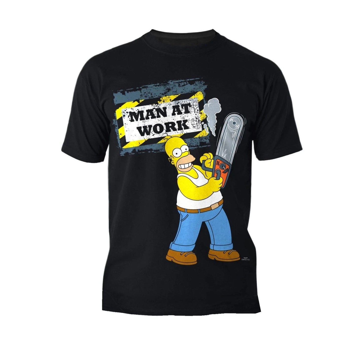The Simpsons Homer Graphic Man Work Black T-Shirt Funny Cartoon Gift S-5XL Unisex T-shirt, Sweatshirt, Hoodie, Long Sleeve Tee - T-Shirt, Sweatshirt, Hoodie