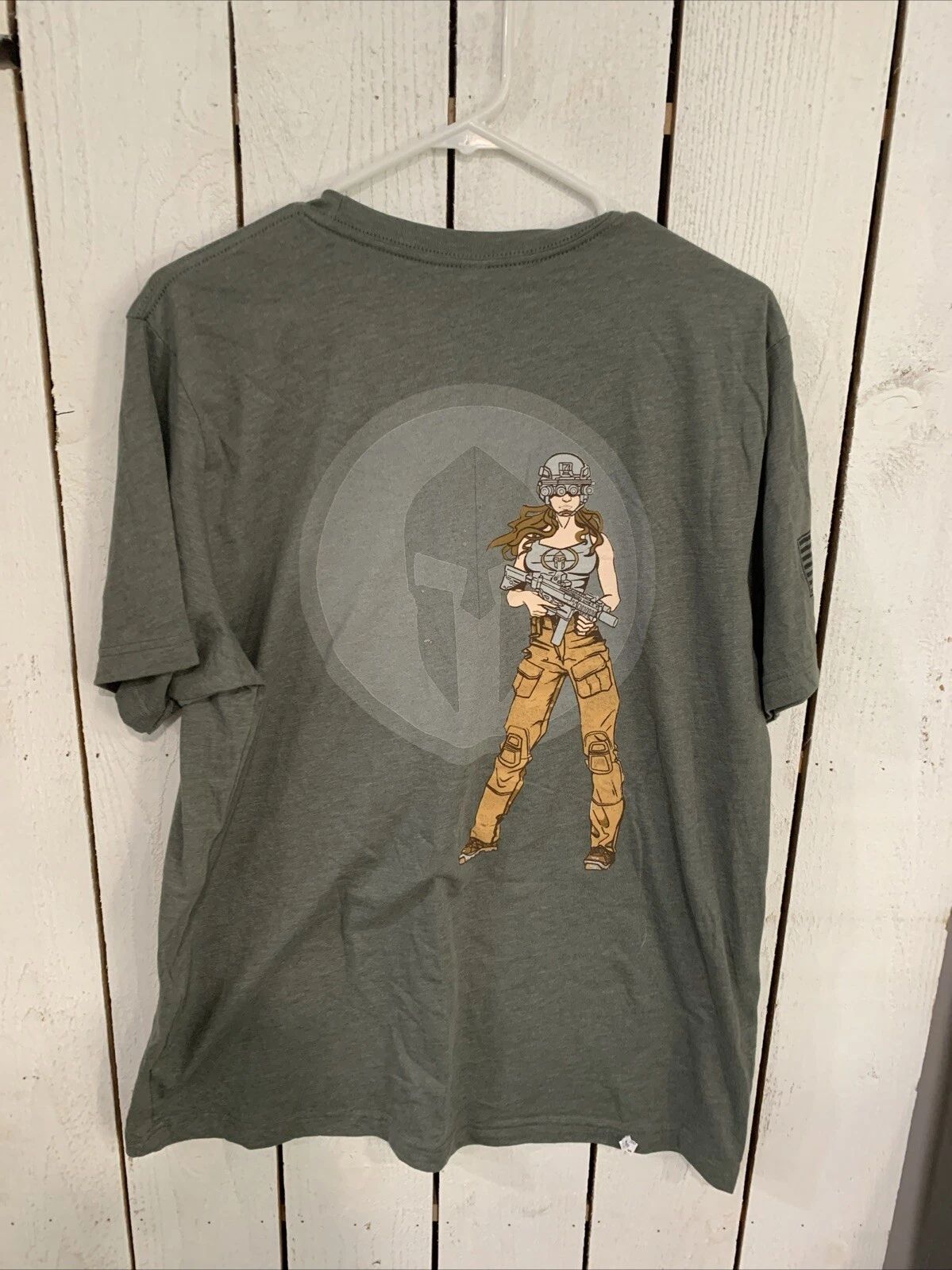 Modern Warriors T Shirt Green XL NWT Unisex T-shirt, Sweatshirt, Hoodie, Long Sleeve Tee - T-Shirt, Sweatshirt, Hoodie
