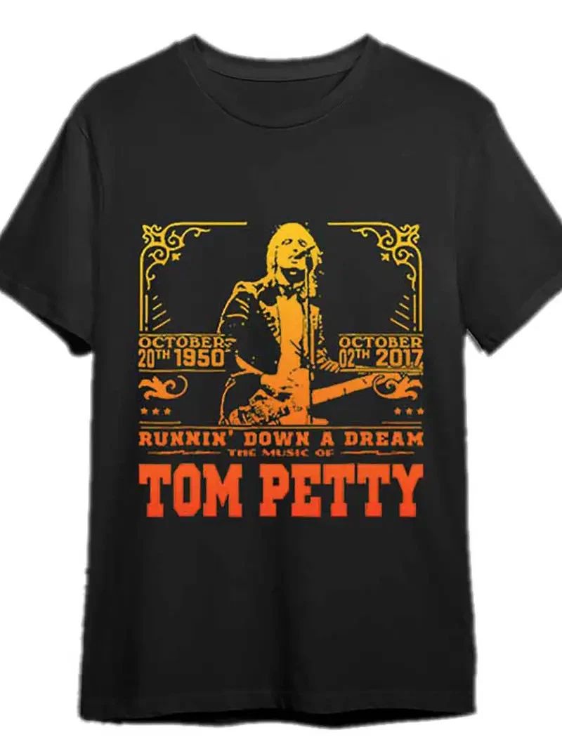 Men's Cotton T-Shirt | Vintage Tom Petty & The Heartbreakers Graphic | Multi-Sea Unisex T-shirt, Sweatshirt, Hoodie, Long Sleeve Tee - T-Shirt, Sweatshirt, Hoodie