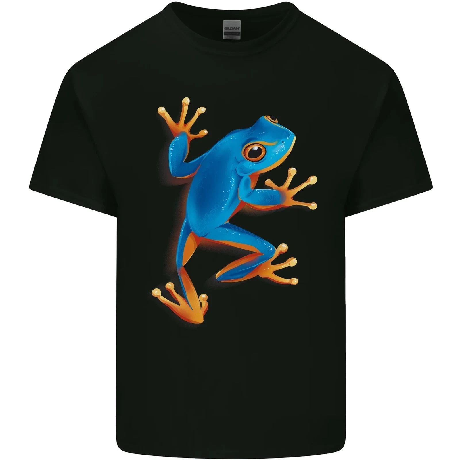 A Cool Frog Climbing Up Mens Cotton T-Shirt Tee Top Unisex T-shirt, Sweatshirt, Hoodie, Long Sleeve Tee - T-Shirt, Sweatshirt, Hoodie