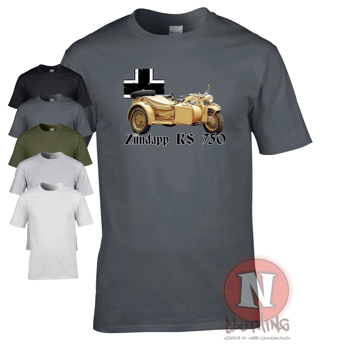 Zundapp K750 WW2 German military motorcycle T-shirt World Tanks World War 2 Unisex T-shirt, Sweatshirt, Hoodie, Long Sleeve Tee - T-Shirt, Sweatshirt, Hoodie