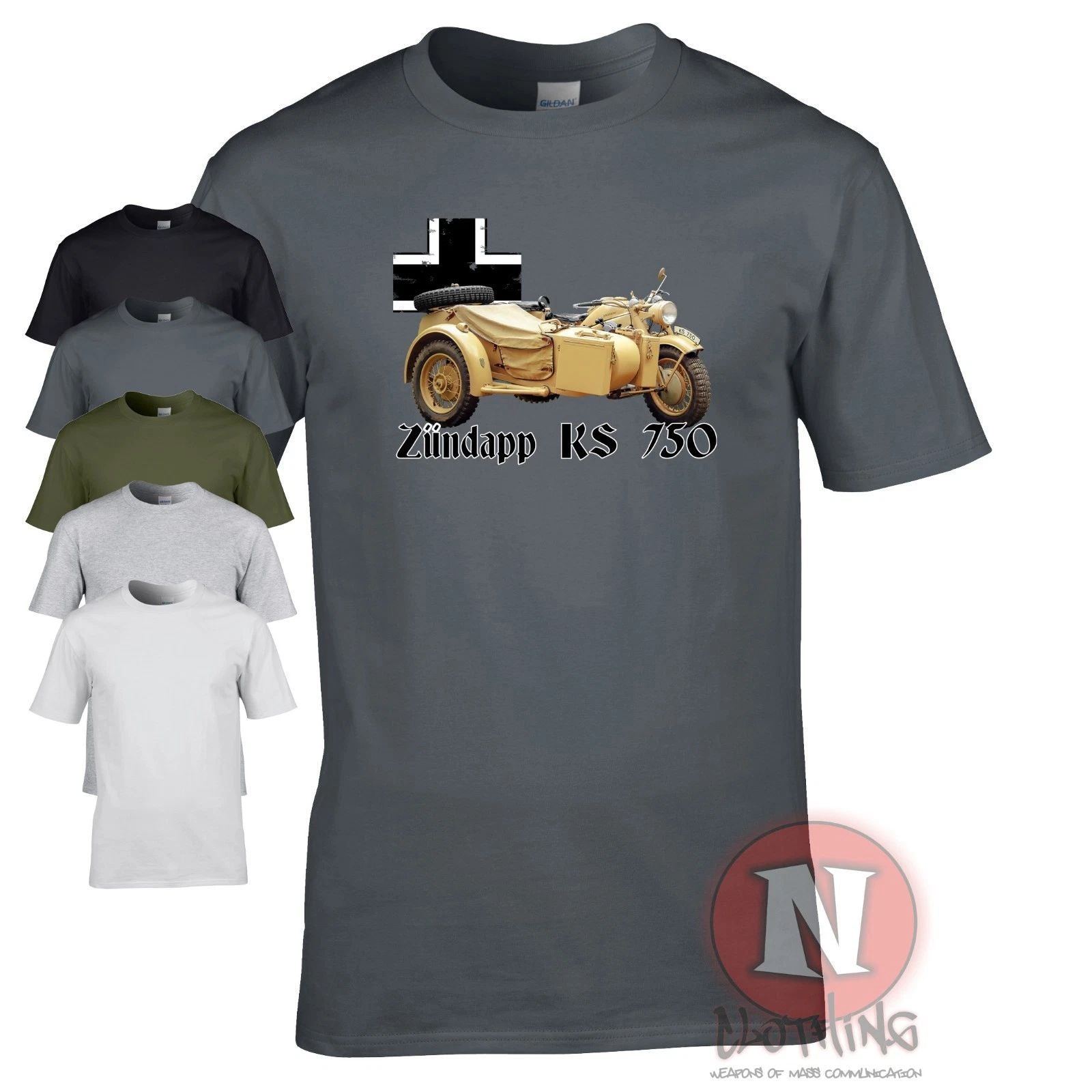 Zundapp K750 WW2 German military motorcycle T-shirt World Tanks World War 2 Unisex T-shirt, Sweatshirt, Hoodie, Long Sleeve Tee - T-Shirt, Sweatshirt, Hoodie