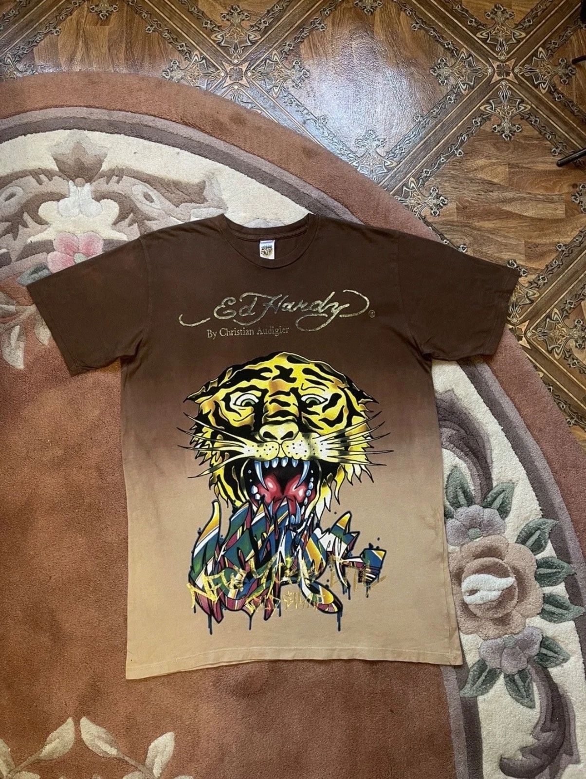 Vintage Y2K Ed Hardy by Christian Audigier T-shirt Unisex T-shirt, Sweatshirt, Hoodie, Long Sleeve Tee - T-Shirt, Sweatshirt, Hoodie