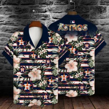 Houston Astros Island Bloom Hawaiian Shirt Unisex T-shirt, Sweatshirt, Hoodie, Long Sleeve Tee - T-Shirt, Sweatshirt, Hoodie