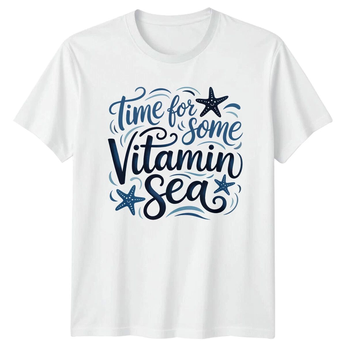 Time For Some Vitamin Sea Beach Life Ocean Mens Womens Graphic Unisex T Shirt Unisex T-shirt, Sweatshirt, Hoodie, Long Sleeve Tee - T-Shirt, Sweatshirt, Hoodie