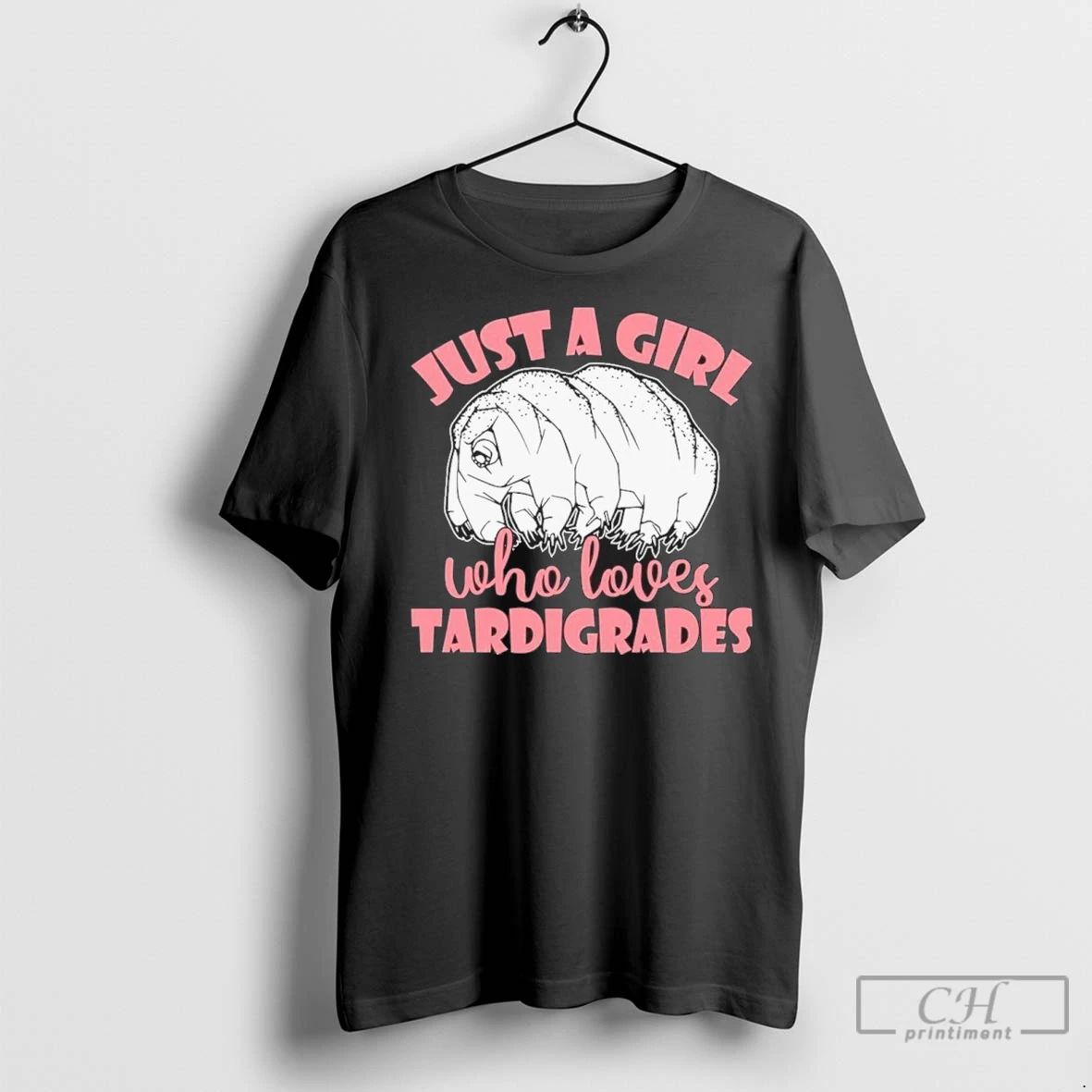 Premium Just A Girl Who Loves Tardigrades Unisex T-shirt, Sweatshirt, Hoodie, Long Sleeve Tee - T-Shirt, Sweatshirt, Hoodie