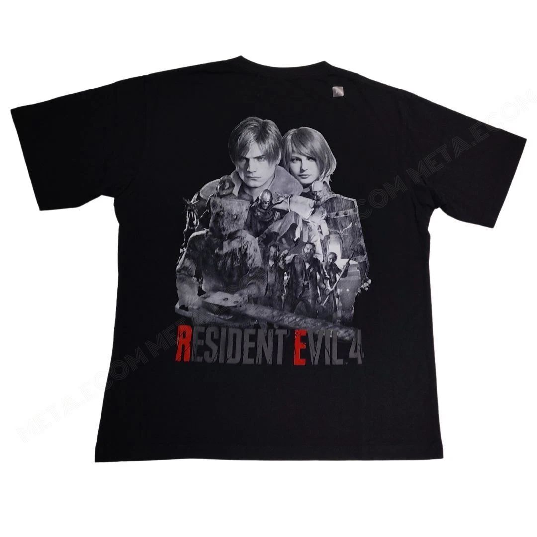 Hot Capcom x Uniqlo Black T-shirt Size L Resident Evil Graphic Tee Game Characte Unisex T-shirt, Sweatshirt, Hoodie, Long Sleeve Tee - T-Shirt, Sweatshirt, Hoodie