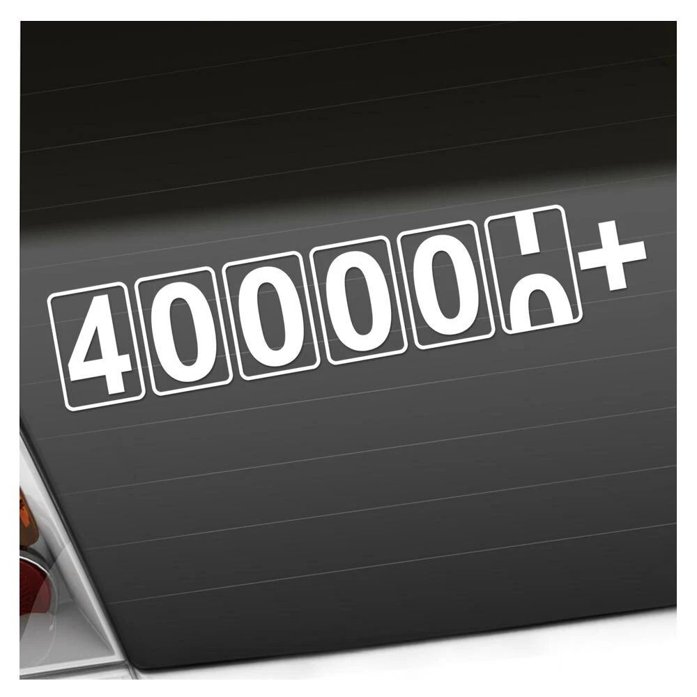 IV00000+ km odometer decal sticker 25 colors neon matte Unisex T-shirt, Sweatshirt, Hoodie, Long Sleeve Tee - T-Shirt, Sweatshirt, Hoodie