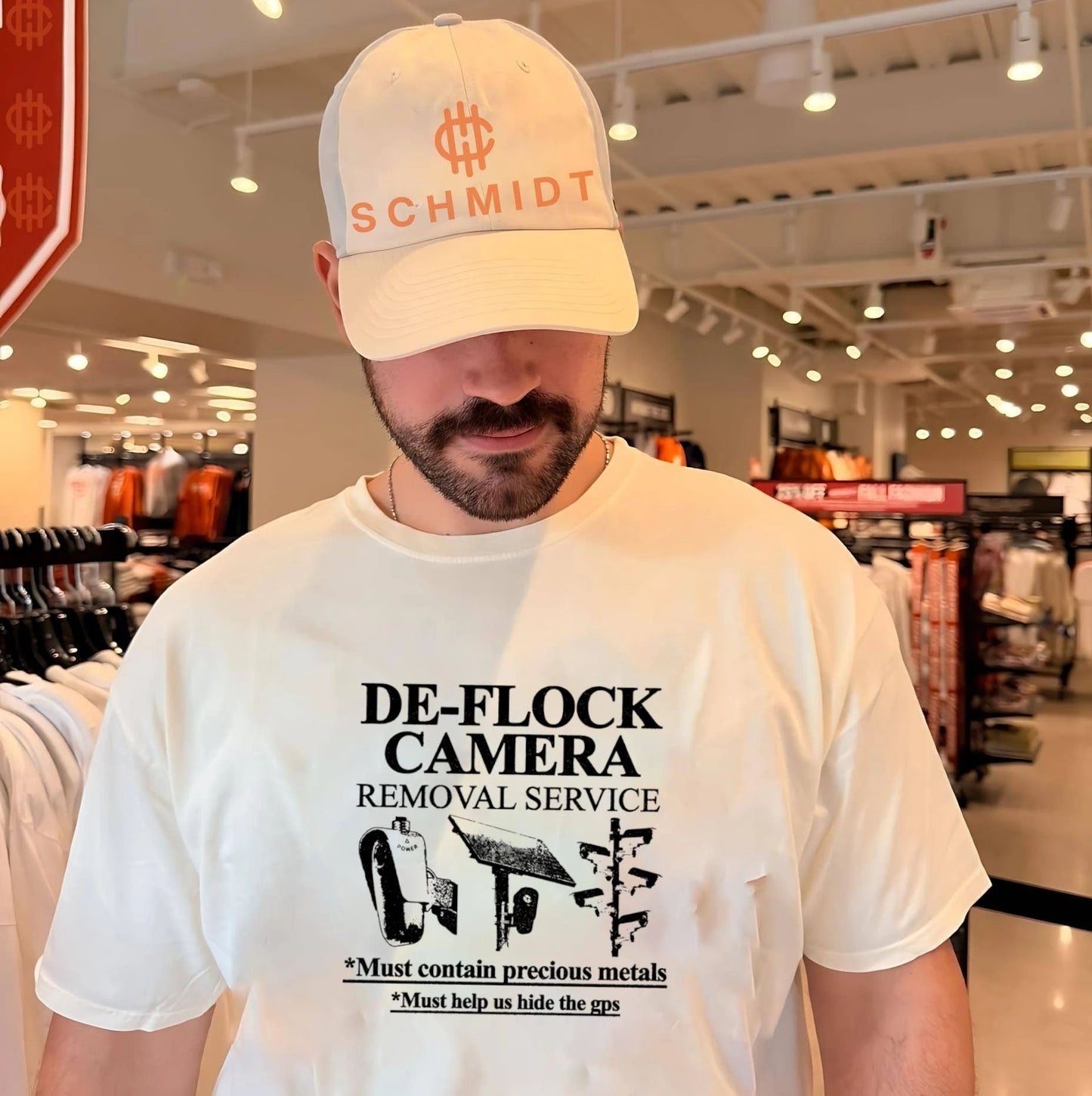 De-Flock Camera Removal Service surveillance shirt Unisex T-shirt, Sweatshirt, Hoodie, Long Sleeve Tee - T-Shirt, Sweatshirt, Hoodie