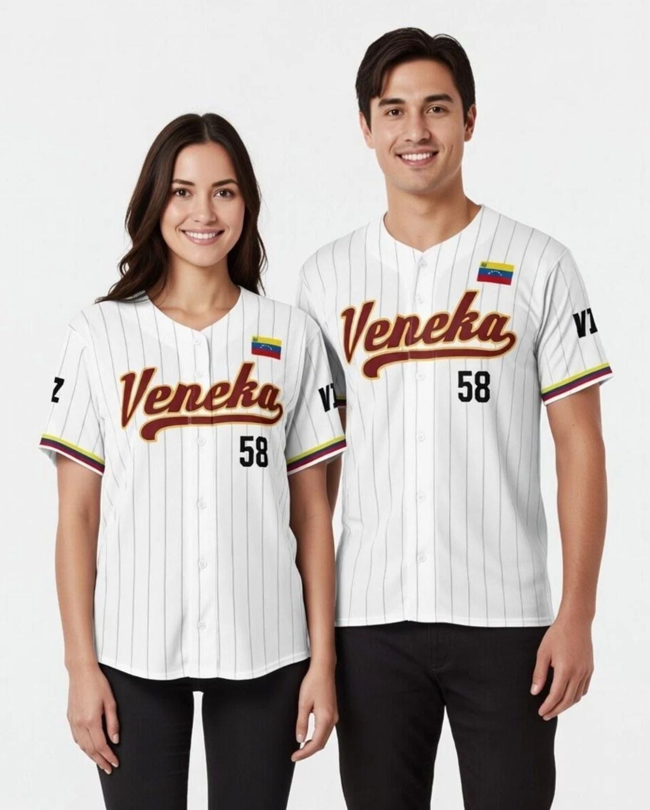 Custom Venezuela Baseball Jersey Personalized Name Number Team Uniform S-5XL Unisex T-shirt, Sweatshirt, Hoodie, Long Sleeve Tee - T-Shirt, Sweatshirt, Hoodie