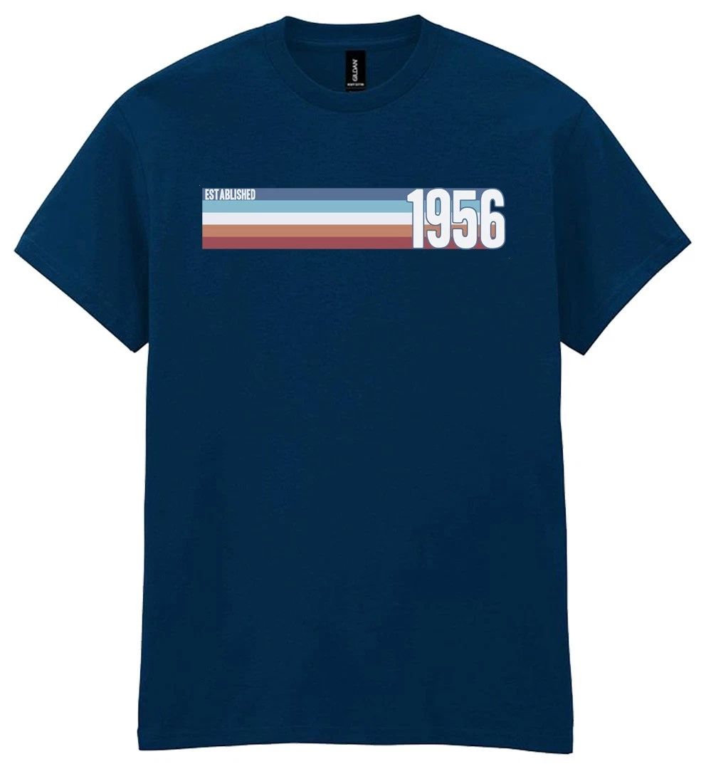 Personalised 70th Birthday T Shirt 1956 Men Vintage Turning 70 Custom Gift Him Unisex T-shirt, Sweatshirt, Hoodie, Long Sleeve Tee - T-Shirt, Sweatshirt, Hoodie