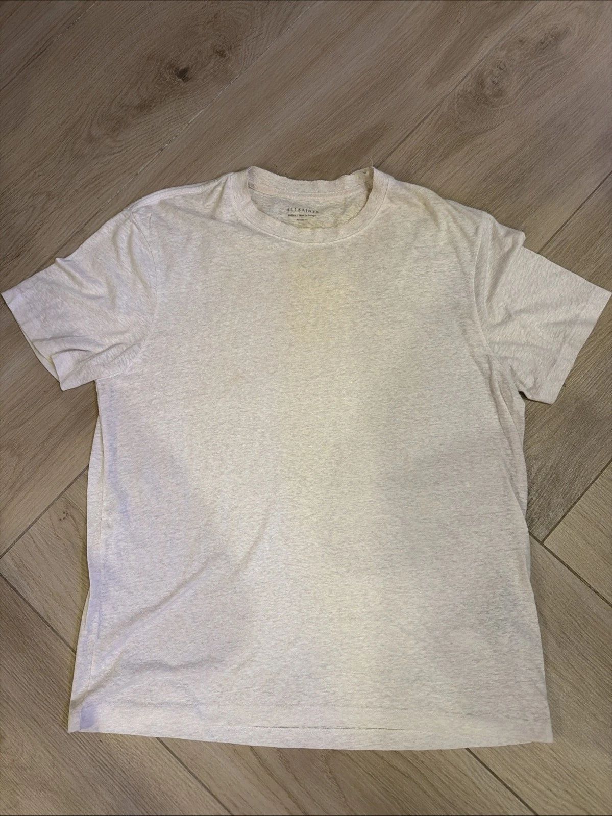 All Saints White T-shirt Medium Used Excellent Condition Unisex T-shirt, Sweatshirt, Hoodie, Long Sleeve Tee - T-Shirt, Sweatshirt, Hoodie