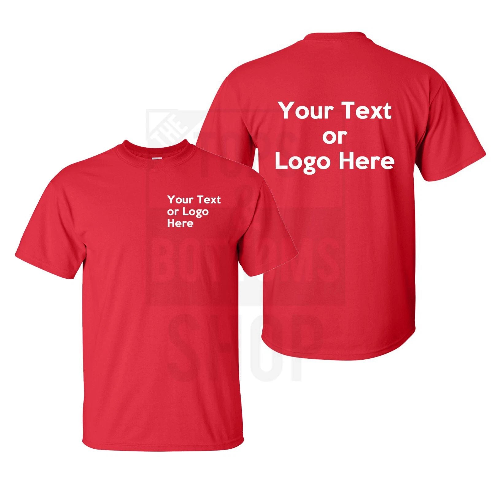 Custom Text T-Shirt, Personalized Text, Add Your Own Text, Front and Back Unisex T-shirt, Sweatshirt, Hoodie, Long Sleeve Tee - T-Shirt, Sweatshirt, Hoodie