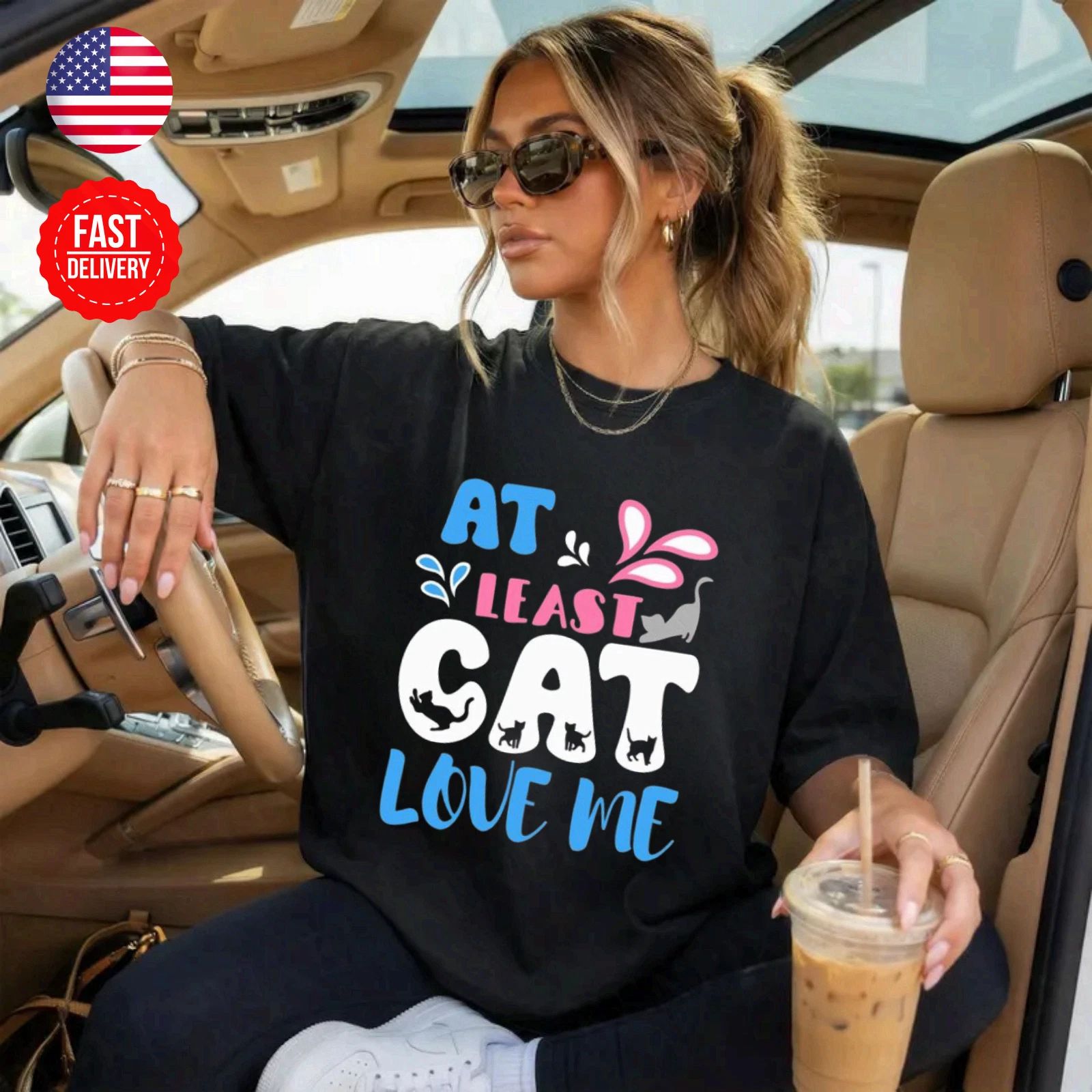 Cat Mom T-Shirt Cute Kitty Lover Gift Graphic Tee S-4XL Unisex T-shirt, Sweatshirt, Hoodie, Long Sleeve Tee - T-Shirt, Sweatshirt, Hoodie