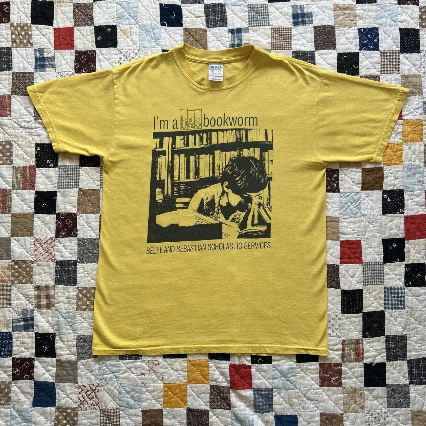Vintage Belle and Sebastian T-shirt 1990s Bookworm US1966 Unisex T-shirt, Sweatshirt, Hoodie, Long Sleeve Tee - T-Shirt, Sweatshirt, Hoodie