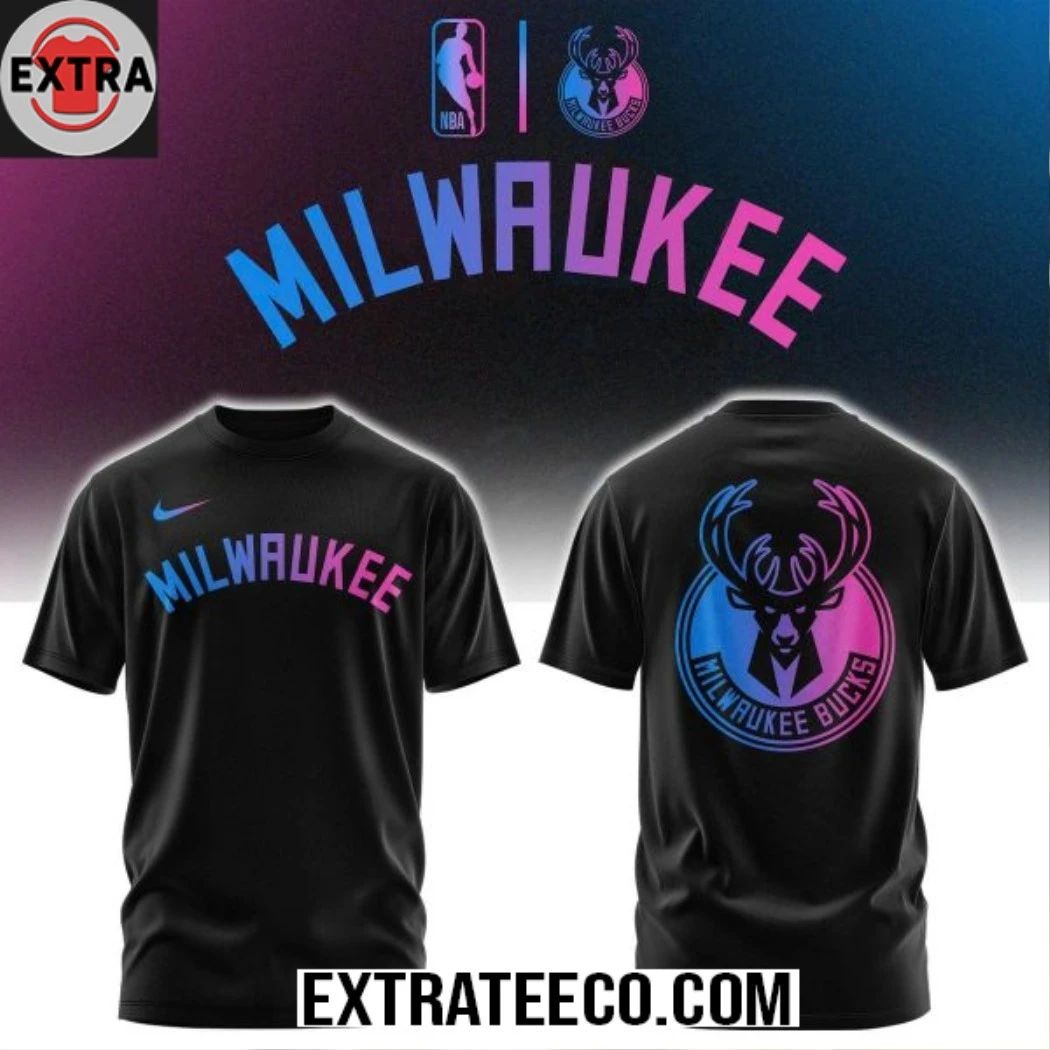 Milwaukee Bucks x Cyberpunk Night 2026 NBA Champs Shirt Unisex T-shirt, Sweatshirt, Hoodie, Long Sleeve Tee - T-Shirt, Sweatshirt, Hoodie