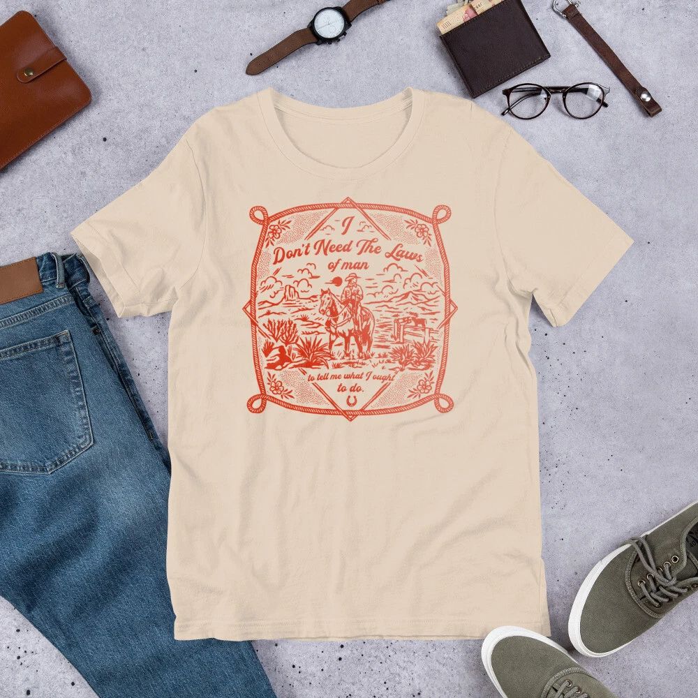 I Don't Need The Laws of Man Tyler Childers Graphic Tee Shirt Unisex t-shirt Unisex T-shirt, Sweatshirt, Hoodie, Long Sleeve Tee - T-Shirt, Sweatshirt, Hoodie