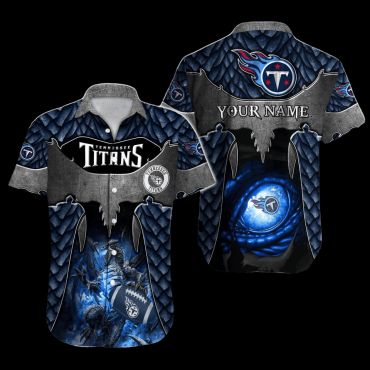Personalized Tennessee Titans Dragon Eye Hawaiian Shirt Unisex T-shirt, Sweatshirt, Hoodie, Long Sleeve Tee - T-Shirt, Sweatshirt, Hoodie