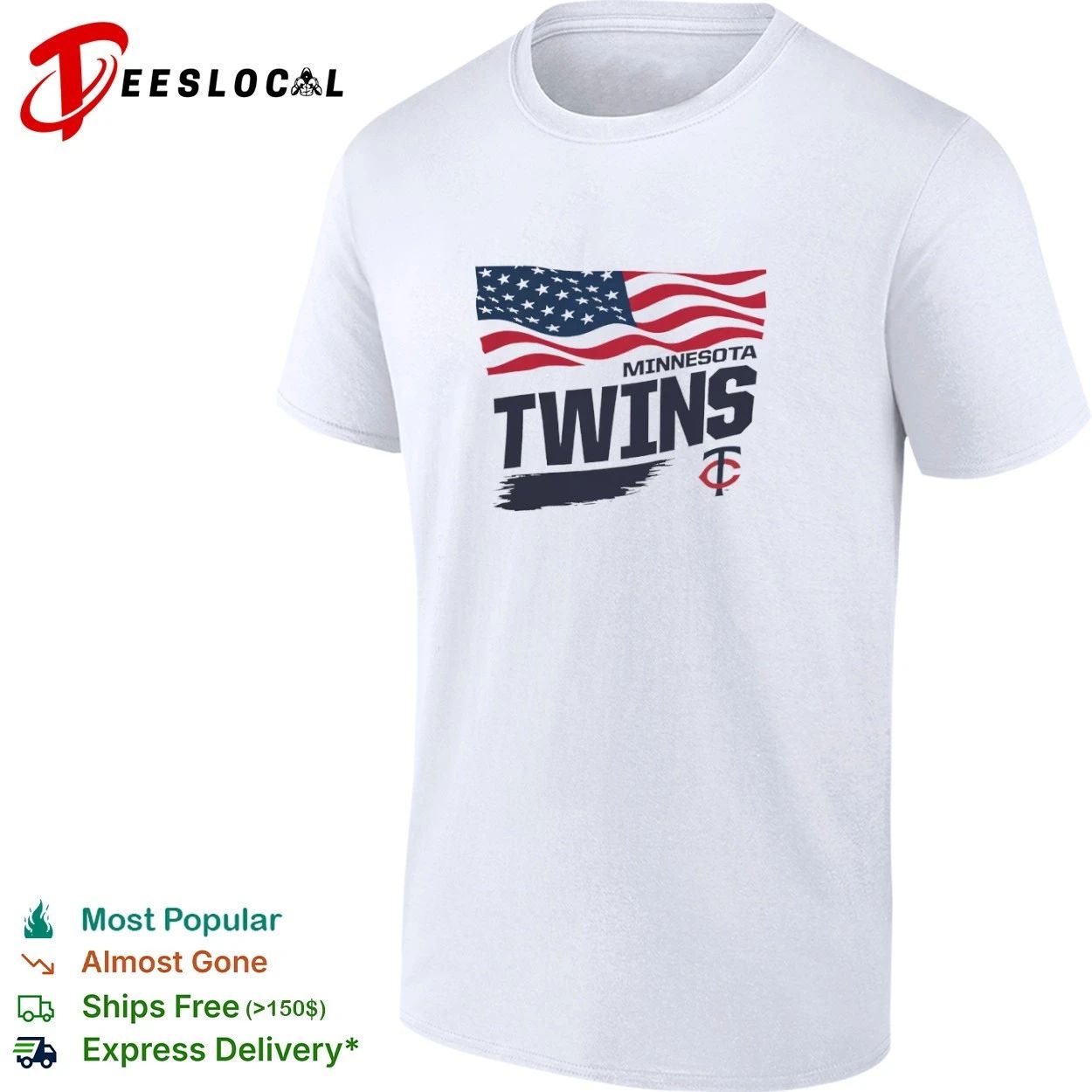 Minnesota Twins Starter Waving Flag MLB T-shirt Unisex T-shirt, Sweatshirt, Hoodie, Long Sleeve Tee - T-Shirt, Sweatshirt, Hoodie