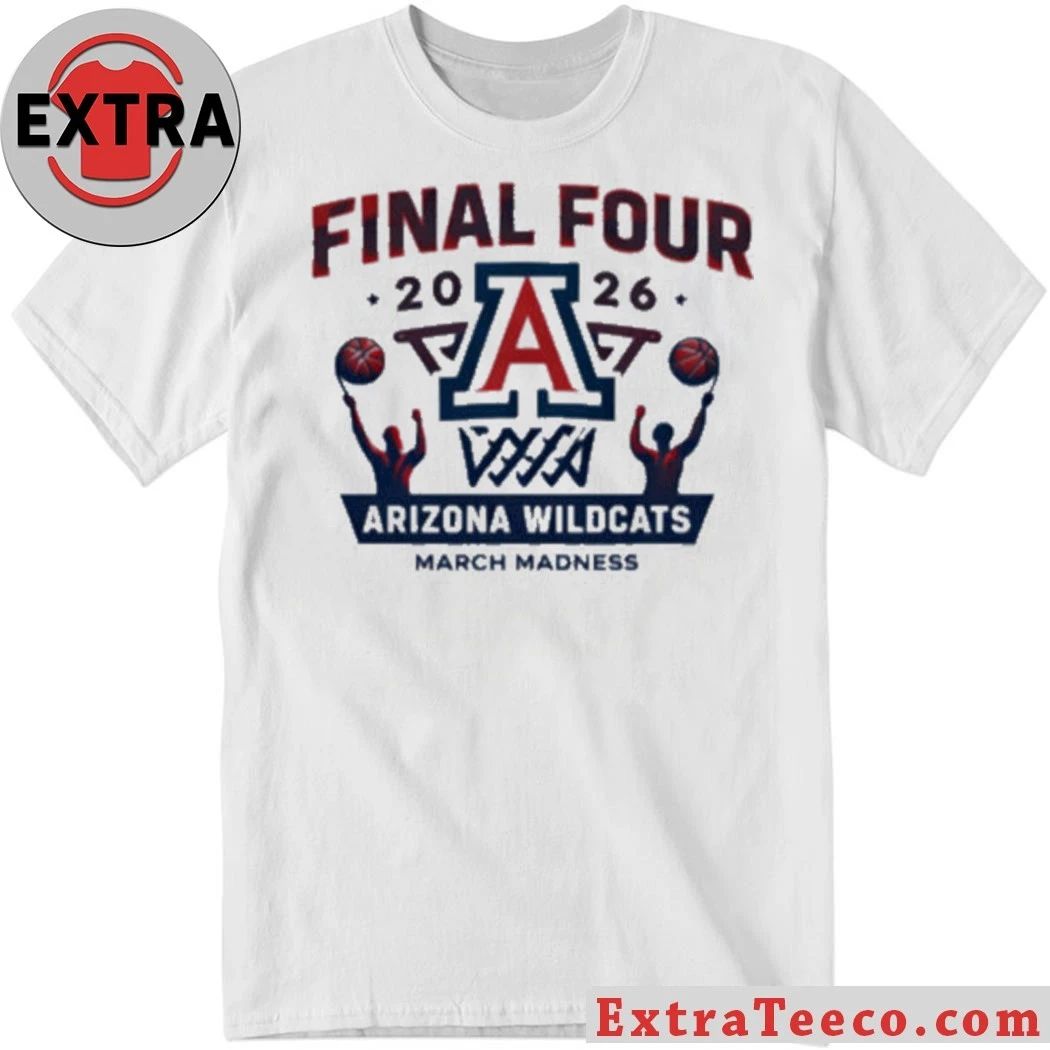 Original Arizona Wildcats Final Four 2026 Basketball Logo T-Shirt  Top-Rated Gift for College Basketball Lovers - T-Shirt, Sweatshirt, Hoodie