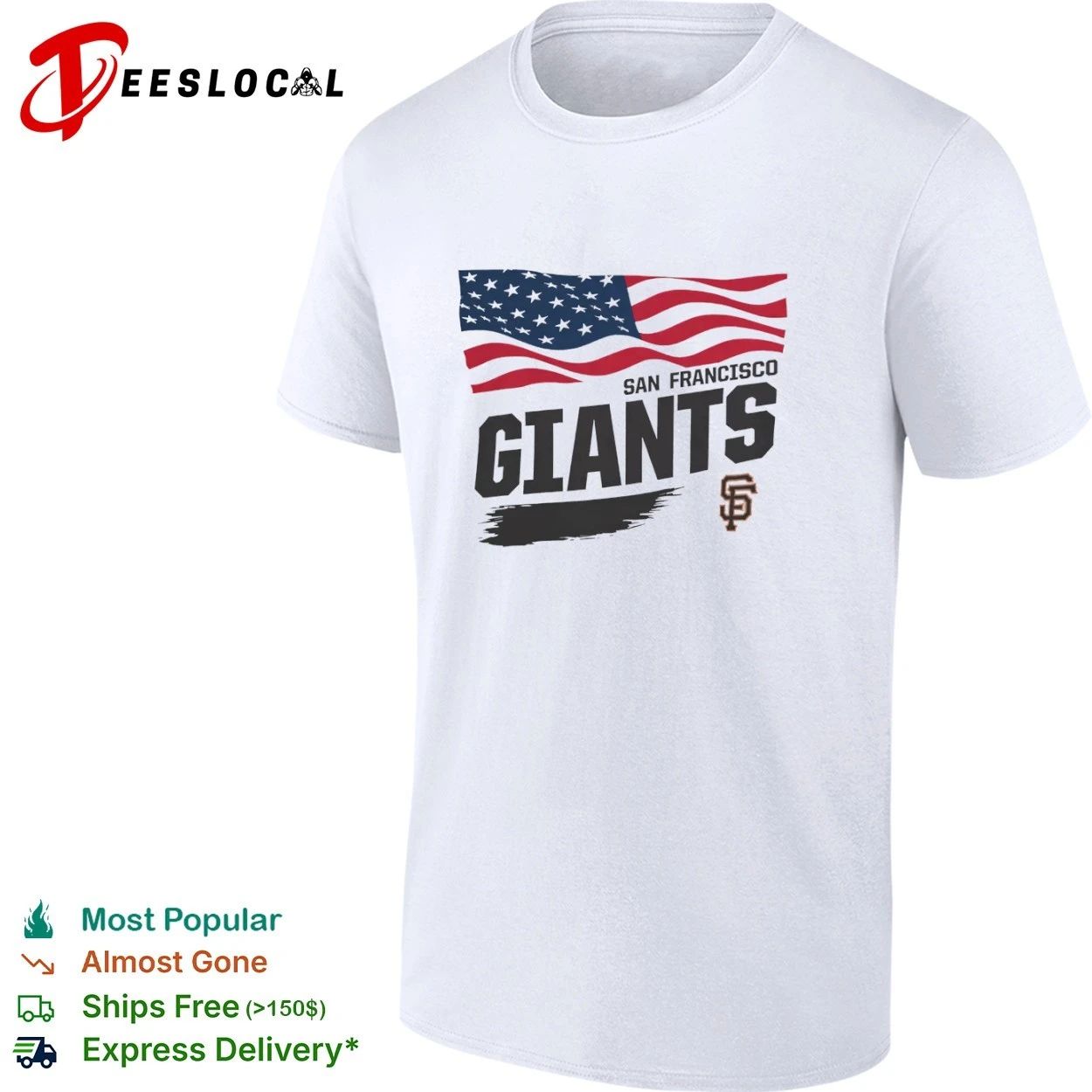 San Francisco Giants Waving Flag Starter T-shirt Unisex T-shirt, Sweatshirt, Hoodie, Long Sleeve Tee - T-Shirt, Sweatshirt, Hoodie