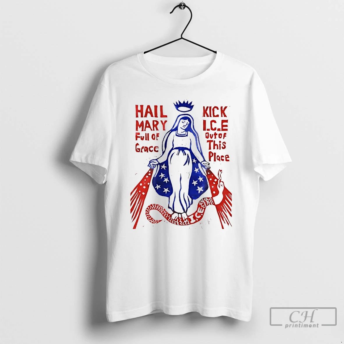 Premium Hail Mary Full Of Grace Kick Ice Out Of This Place T Shirts Unisex T-shirt, Sweatshirt, Hoodie, Long Sleeve Tee - T-Shirt, Sweatshirt, Hoodie