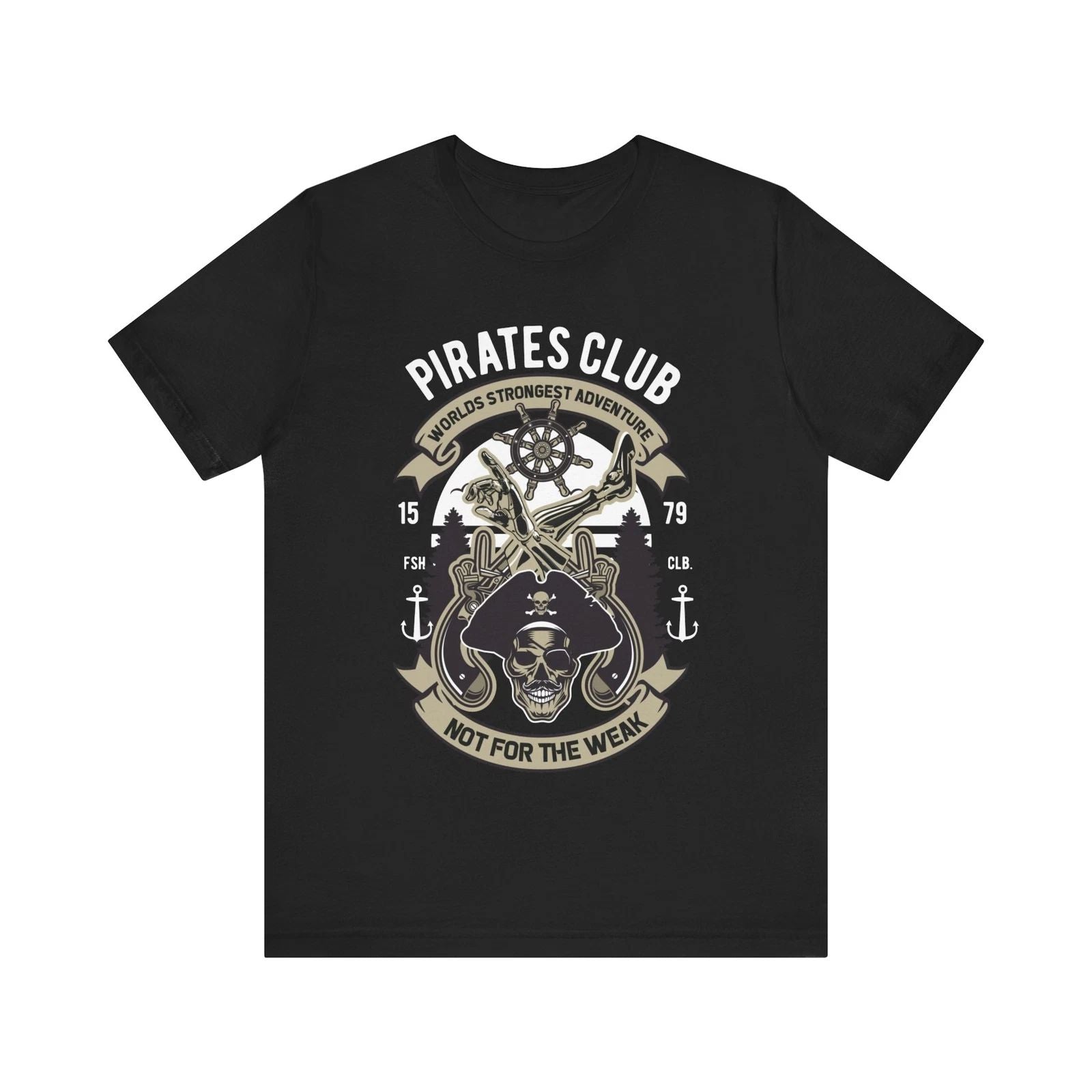 Funny Amputee Shirt,  Pirate Club Not for the weak  V1, Crew Neck T-Shirt Unisex T-shirt, Sweatshirt, Hoodie, Long Sleeve Tee - T-Shirt, Sweatshirt, Hoodie