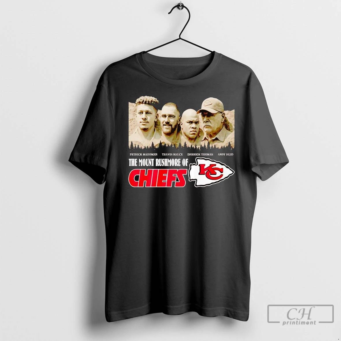 Premium The Mount Rushmore Of Kansas City Chiefs Unisex T-shirt, Sweatshirt, Hoodie, Long Sleeve Tee - T-Shirt, Sweatshirt, Hoodie