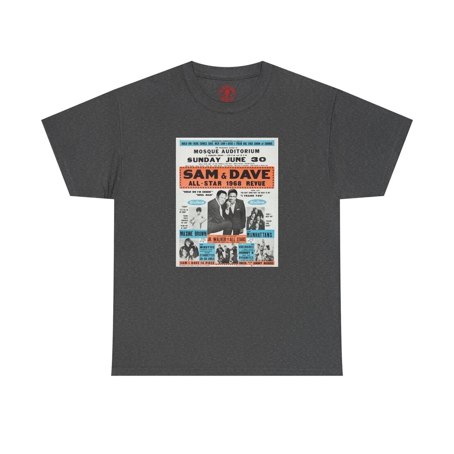 Vintage Retro Marquee Concert T Shirt Sam & Dave Jr Walker All Stars NWT S-5XL Unisex T-shirt, Sweatshirt, Hoodie, Long Sleeve Tee - T-Shirt, Sweatshirt, Hoodie