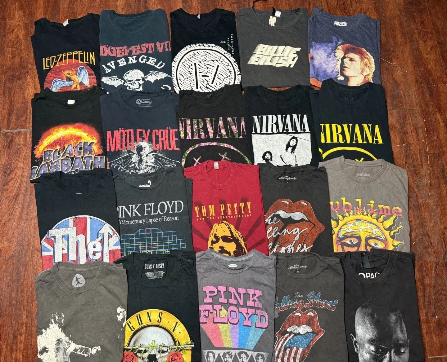 Lot of 20 Modern Band Tees t-shirts Reseller Bundle Sz Mix Unisex T-shirt, Sweatshirt, Hoodie, Long Sleeve Tee - T-Shirt, Sweatshirt, Hoodie