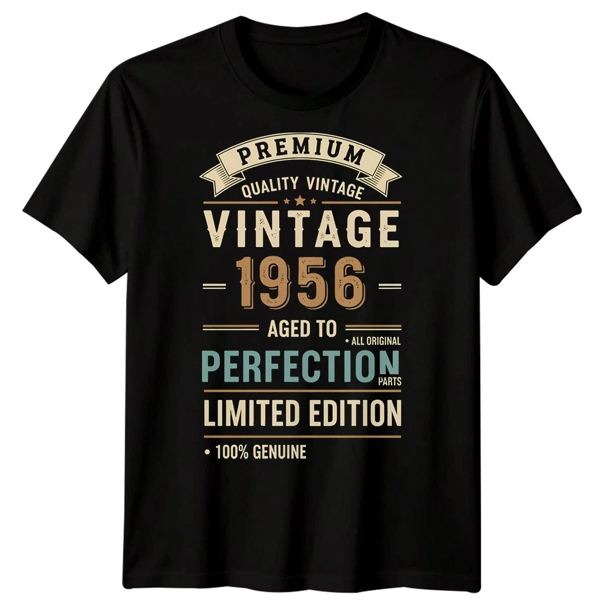 Vintage 1956 All Original Parts Mens T-Shirt 70th Birthday Gift Unisex T-shirt, Sweatshirt, Hoodie, Long Sleeve Tee - T-Shirt, Sweatshirt, Hoodie