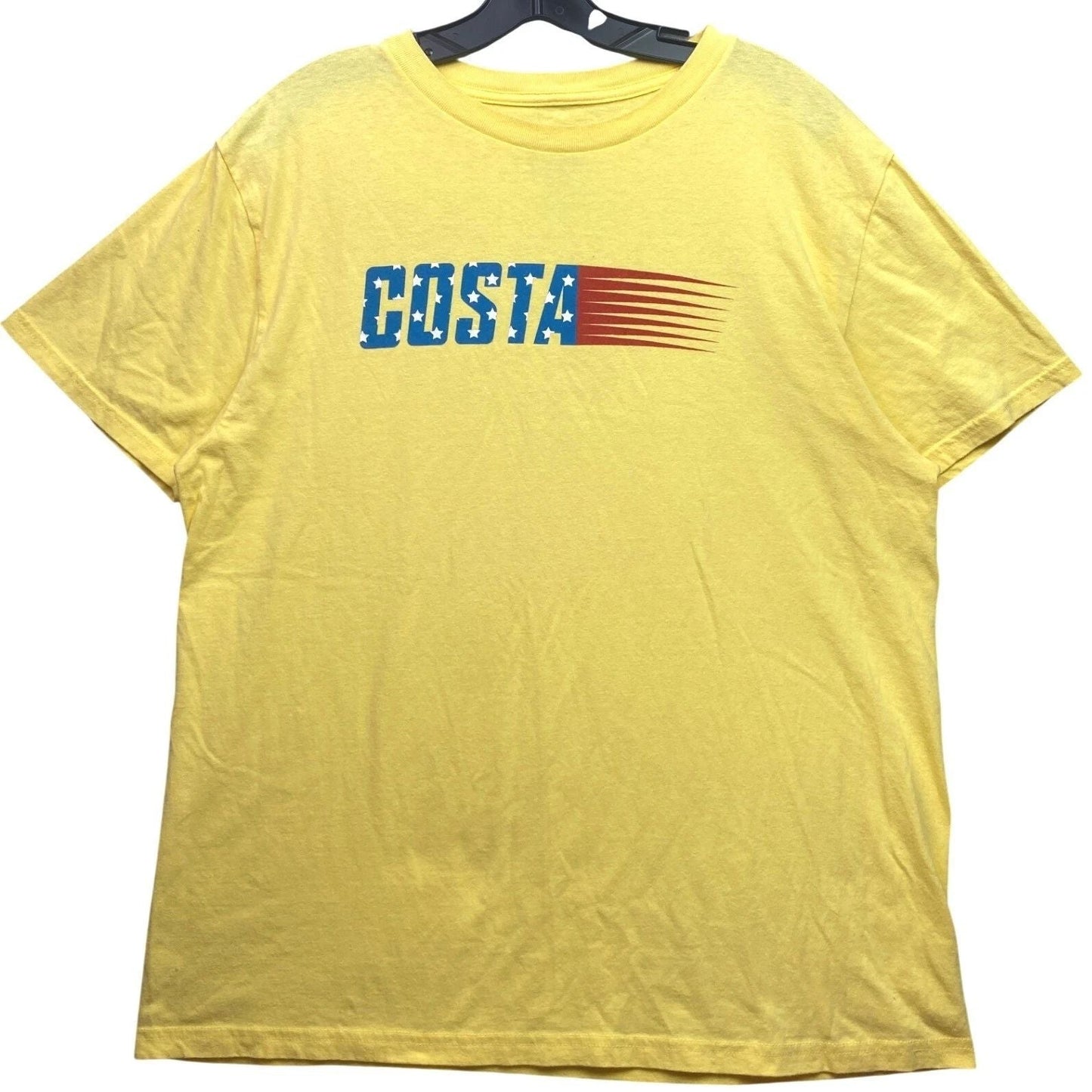Costa Shirt Mens Large Spell Out Patriotic Beahy Coastal Everyday Streetwear Unisex T-shirt, Sweatshirt, Hoodie, Long Sleeve Tee - T-Shirt, Sweatshirt, Hoodie