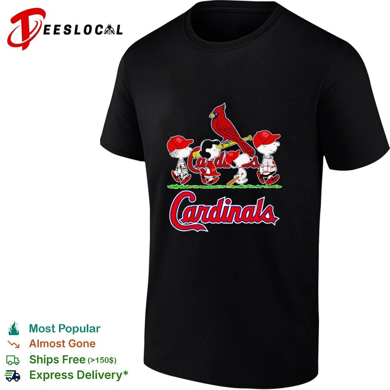 Peanuts Characters St Louis Cardinals T-shirt Unisex T-shirt, Sweatshirt, Hoodie, Long Sleeve Tee - T-Shirt, Sweatshirt, Hoodie