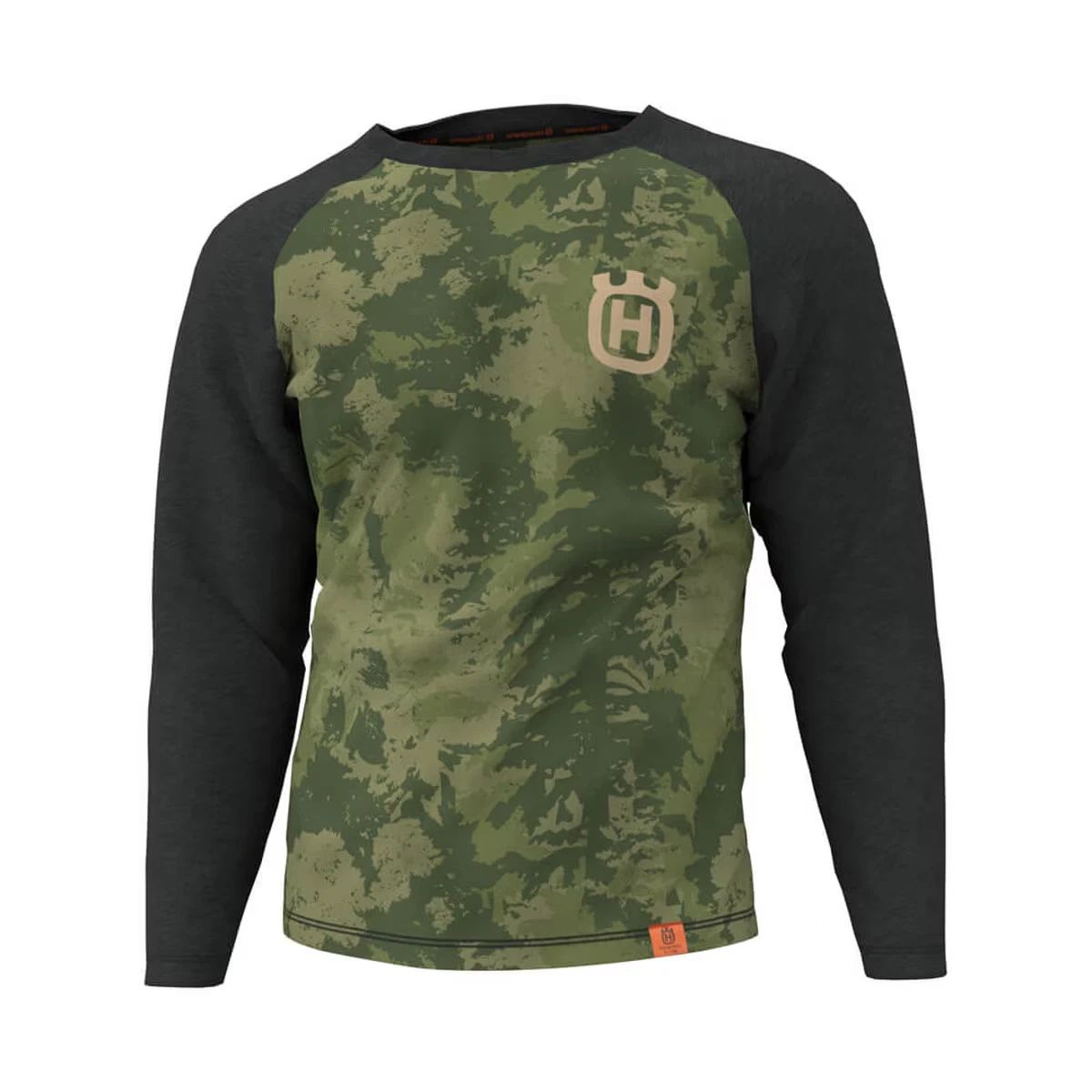 Husqvarna OEM  TERRNG Raglan Camo Long-Sleeve T-Shirt size XXL Unisex T-shirt, Sweatshirt, Hoodie, Long Sleeve Tee - T-Shirt, Sweatshirt, Hoodie