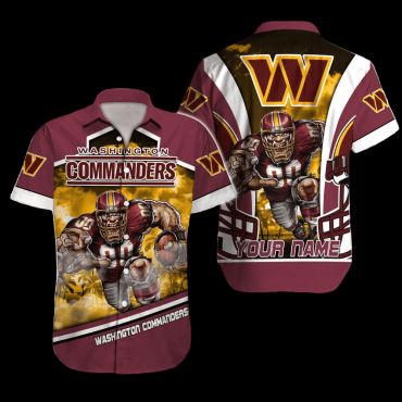 Personalized Washington Commanders Game Day Hawaiian Shirt Unisex T-shirt, Sweatshirt, Hoodie, Long Sleeve Tee - T-Shirt, Sweatshirt, Hoodie