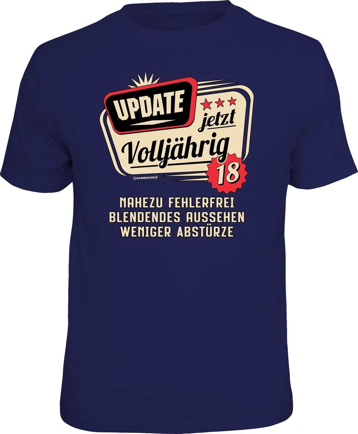 Birthday T-Shirt - Age 18 - Update Now Of Age - Fun Shirt Gift Unisex T-shirt, Sweatshirt, Hoodie, Long Sleeve Tee - T-Shirt, Sweatshirt, Hoodie