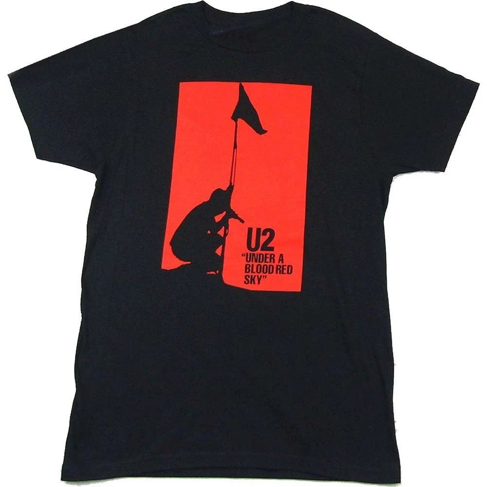 Men's U2 Blood Red Sky Slim Fit T-shirt Large Black Unisex T-shirt, Sweatshirt, Hoodie, Long Sleeve Tee - T-Shirt, Sweatshirt, Hoodie