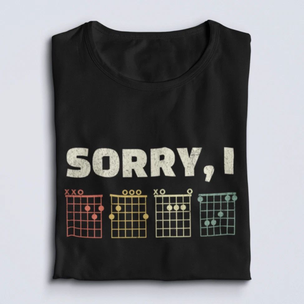 Sorry, I DGAF Shirt, Guitar Chords Shirt, Funny Guitar Player Sarcastic Dad Joke Unisex T-shirt, Sweatshirt, Hoodie, Long Sleeve Tee - T-Shirt, Sweatshirt, Hoodie