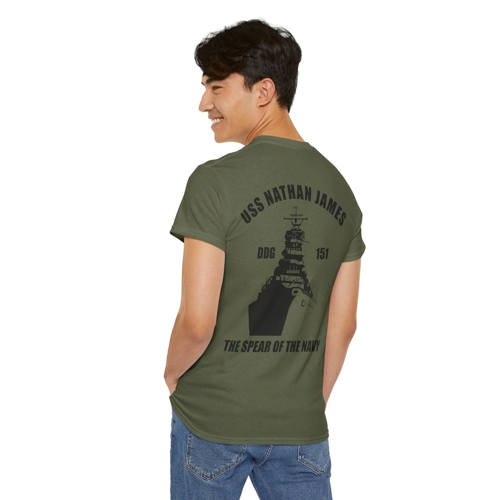 NATHAN USS DDG 151 JAMES The Last Ship Navy T-shirt HQ NEW Design Custom Unisex T-shirt, Sweatshirt, Hoodie, Long Sleeve Tee - T-Shirt, Sweatshirt, Hoodie