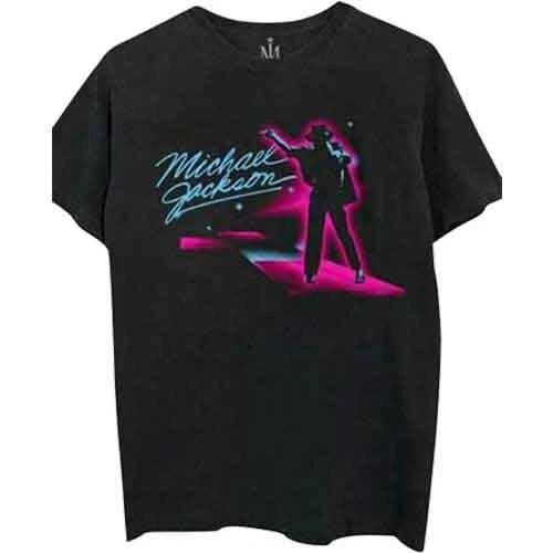 Michael Jackson Neon T-Shirt Black New Unisex T-shirt, Sweatshirt, Hoodie, Long Sleeve Tee - T-Shirt, Sweatshirt, Hoodie